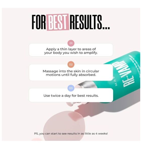 MAËLYS RE-VAMP Body Serum - Hyaluronic Acid Body Serum | NWT - Picture 2 of 7